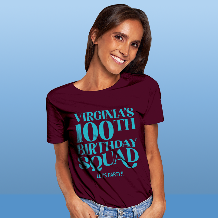 Fancy Birthday Squad - 100th T-Shirt