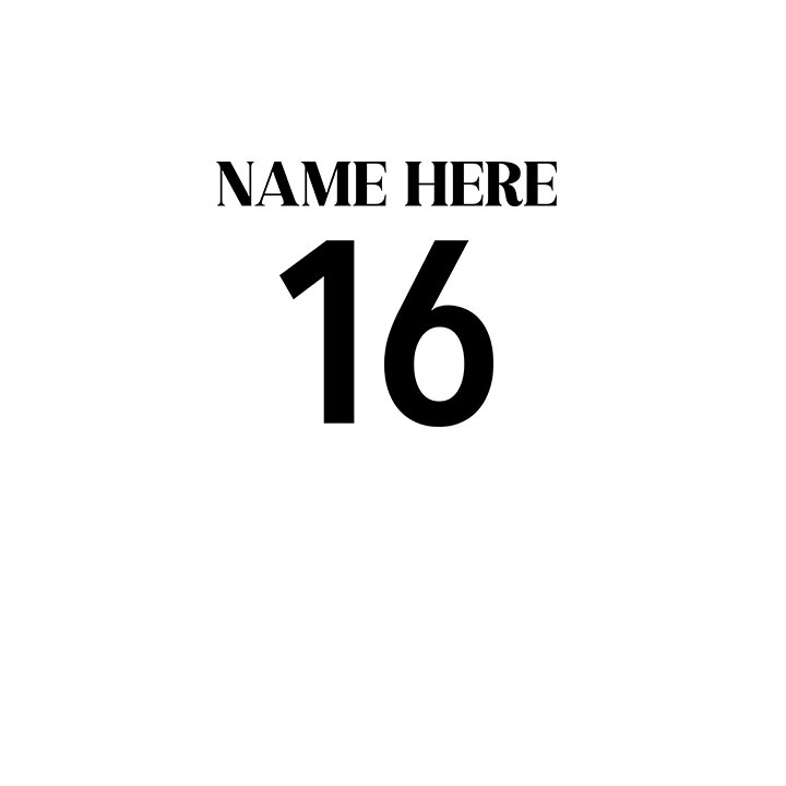 Fancy Birthday Squad - 16th T-Shirts - Custom - back view'