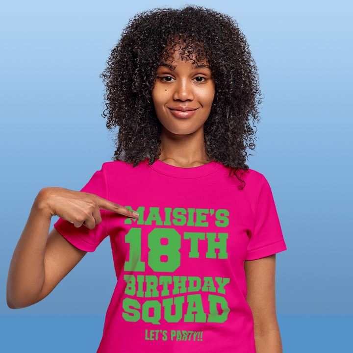 Bold Birthday Squad - 18th T-Shirt