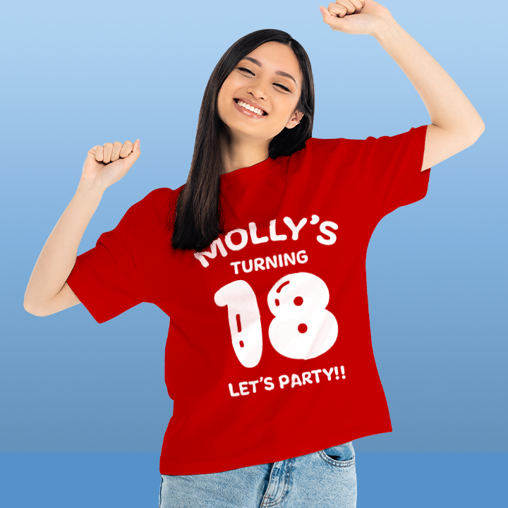 Birthday Balloons - 18th T-Shirt