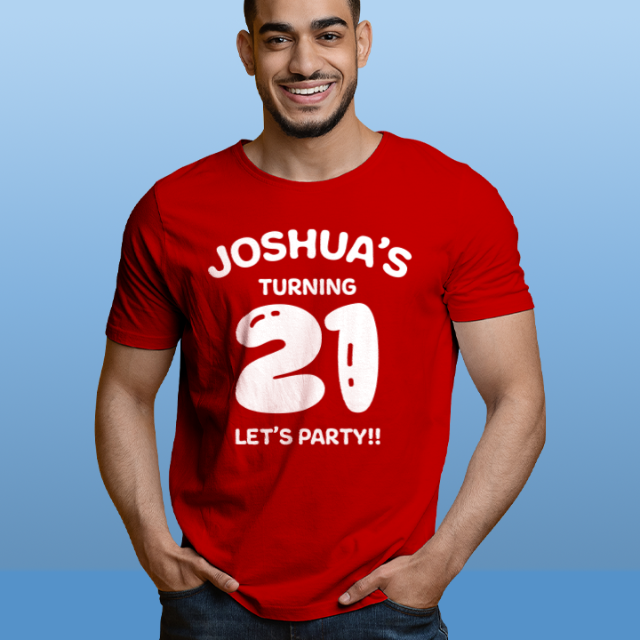 Birthday Balloons - 21st T-Shirt