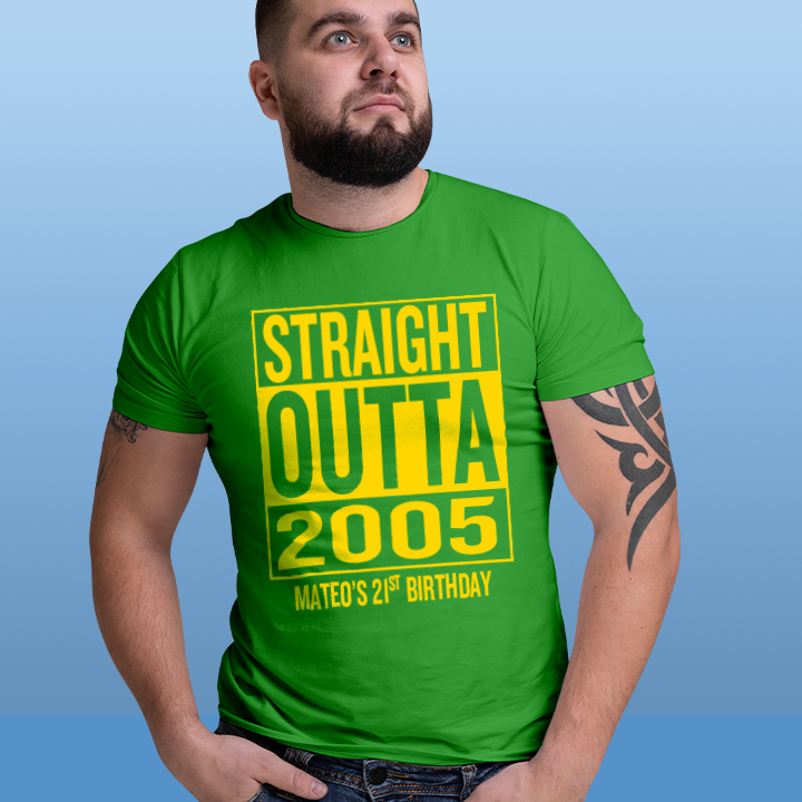 Straight Outta Birthday - 21st T-Shirt