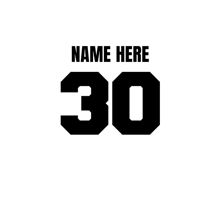 Bold Birthday Squad - 30th T-Shirts - Custo - back view'