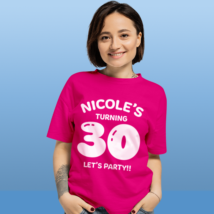 Birthday Balloons - 30th T-Shirt