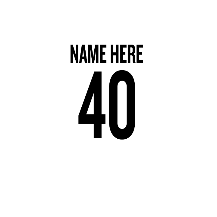 Straight Outta Birthday - 40th T-Shirts - Custom - back view'