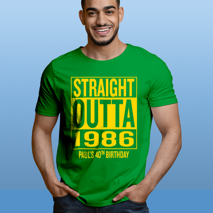 Straight Outta Birthday - 40th T-Shirt