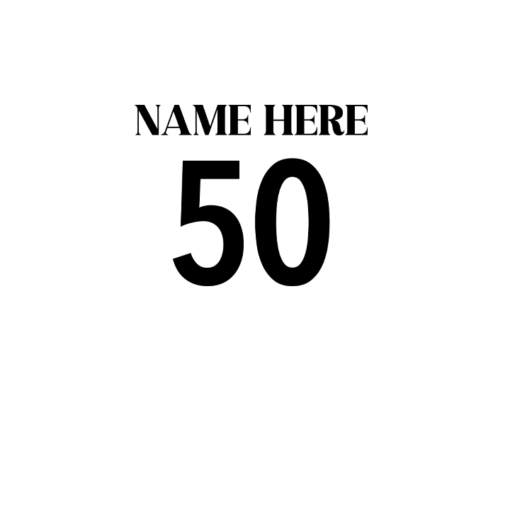 Fancy Birthday Squad - 50th T-Shirts - Custom - back view'