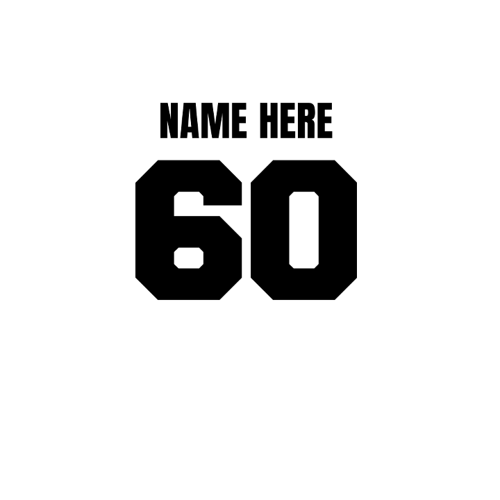 Bold Birthday Squad - 60th T-Shirts - Custo - back view'