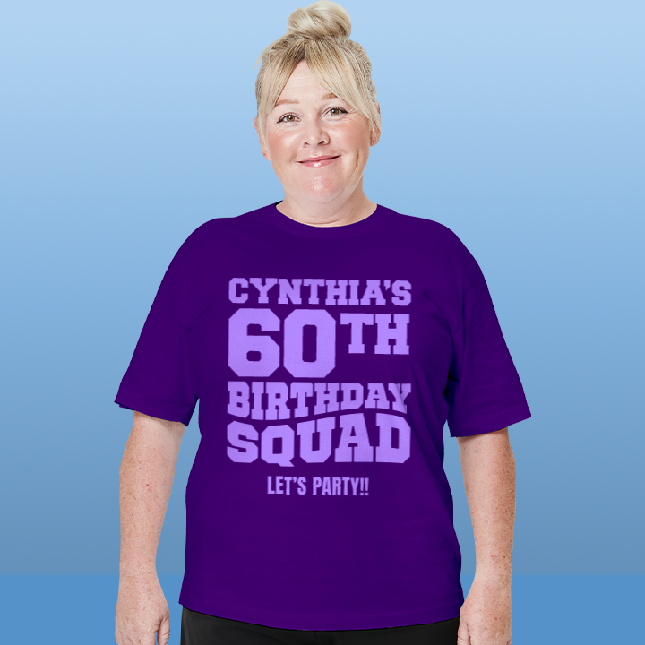 Bold Birthday Squad - 60th T-Shirt