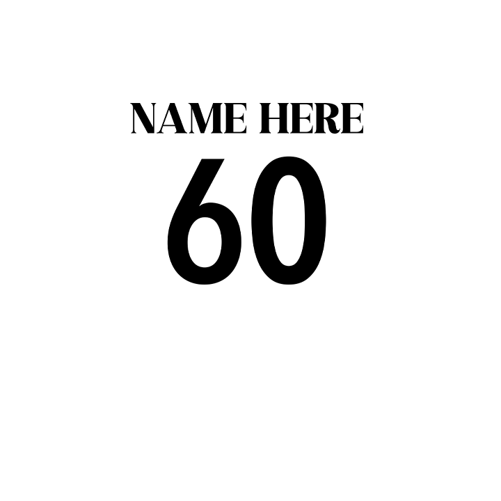 Fancy Birthday Squad - 60th T-Shirts - Custom - back view'