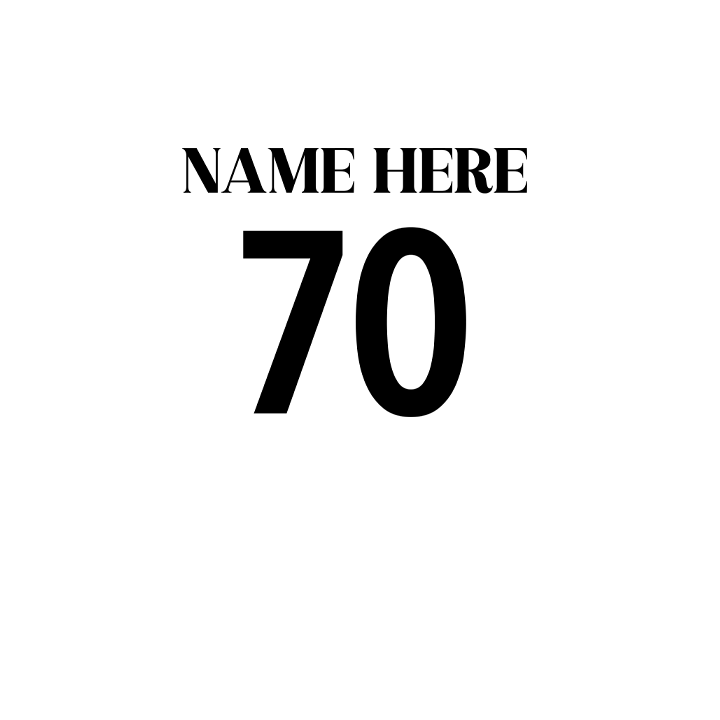 Fancy Birthday Squad - 70th T-Shirts - Custom - back view'