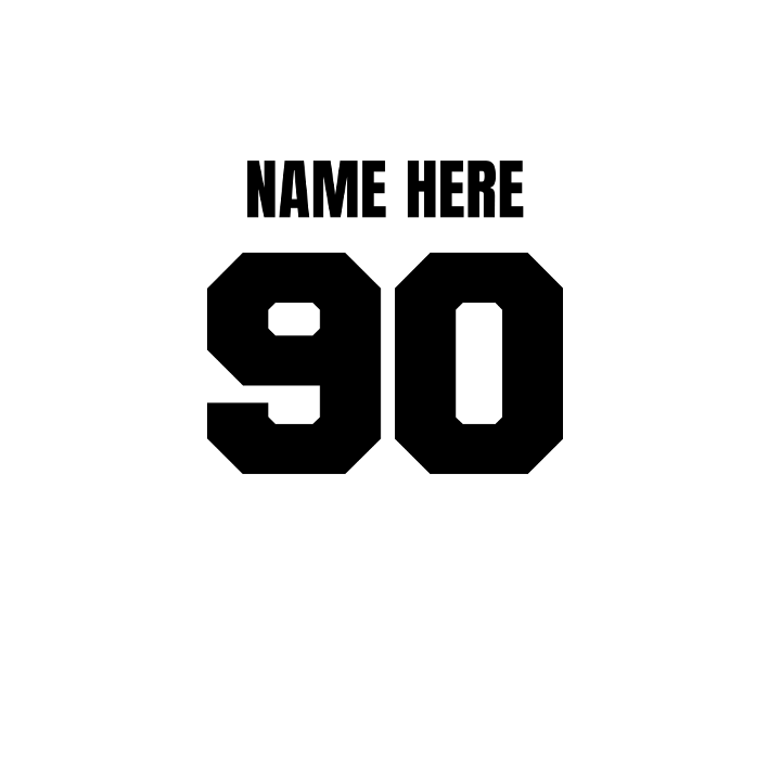 Bold Birthday Squad - 90th T-Shirts - Custom - back view'