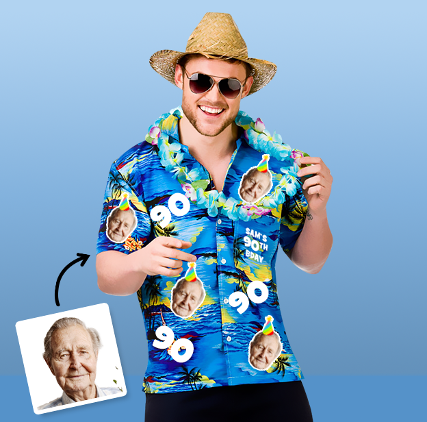 Birthday Hawaiian Shirt - 90th Hawaiian Shirt