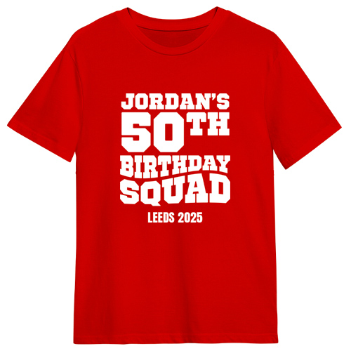 Bold Birthday Squad T-Shirts