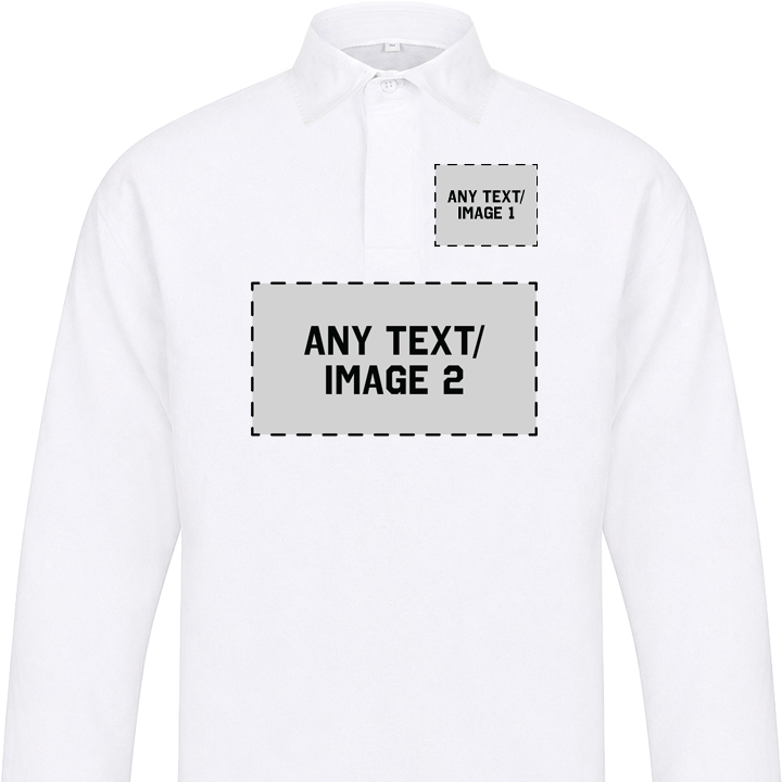Football Team Kit Rugby Shirt - front view