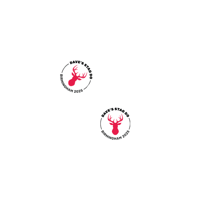 Stag Emblem Sock - front view