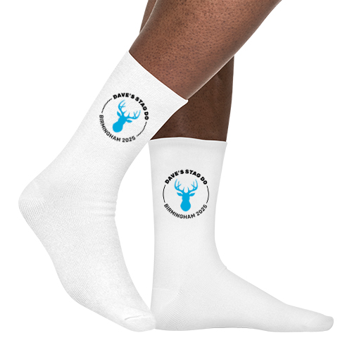 Stag Emblem Socks