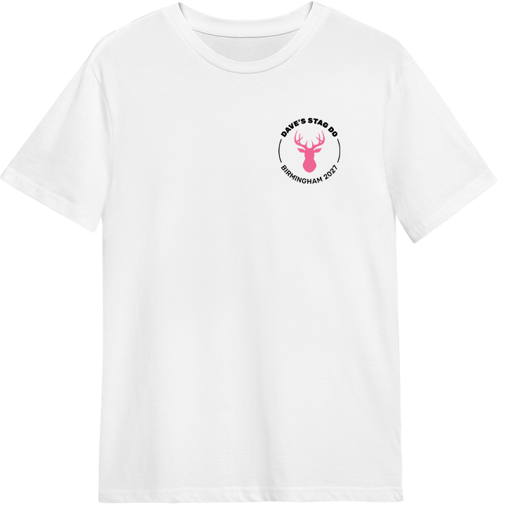 Stag Emblem T-Shirt - front view