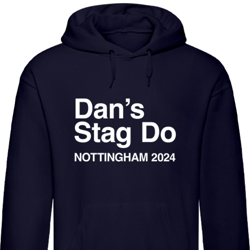 Basic Stag Do Hoodie