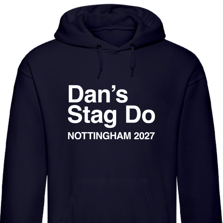 Basic Stag Do Hoodie