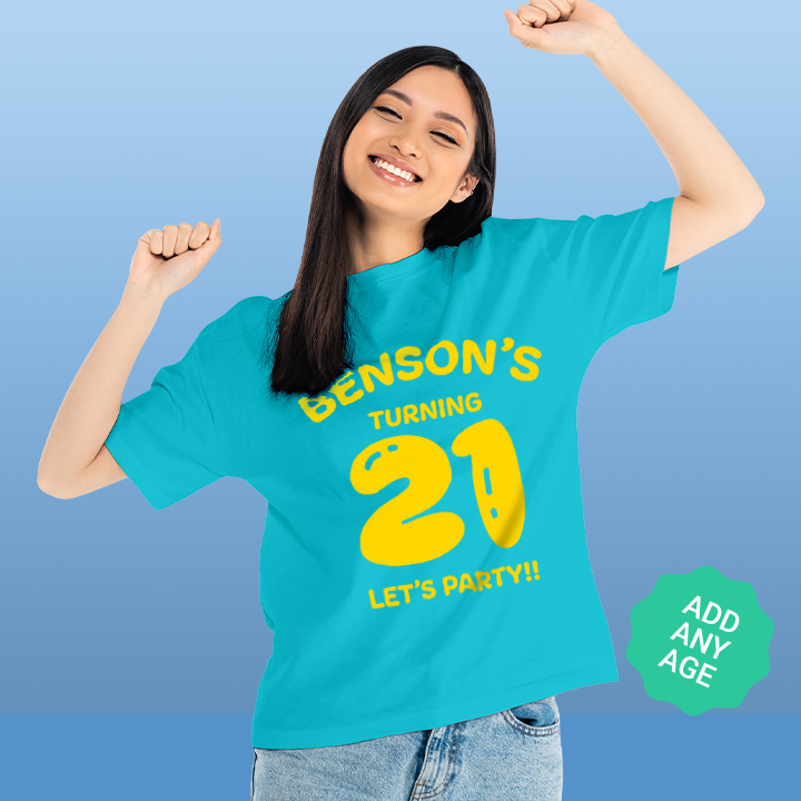 Birthday Balloons - Any Age T-Shirt