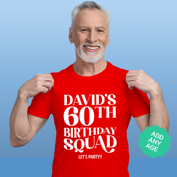 Fancy Birthday Squad - Any Age T-Shirt