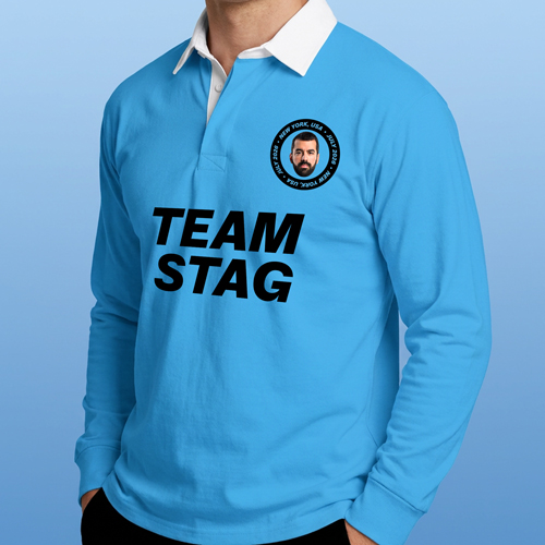 Football Crest Photo Rugby Shirt