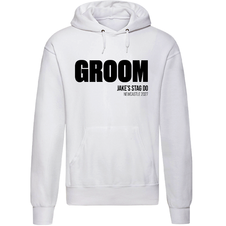Bold Groom Hoodie - front view