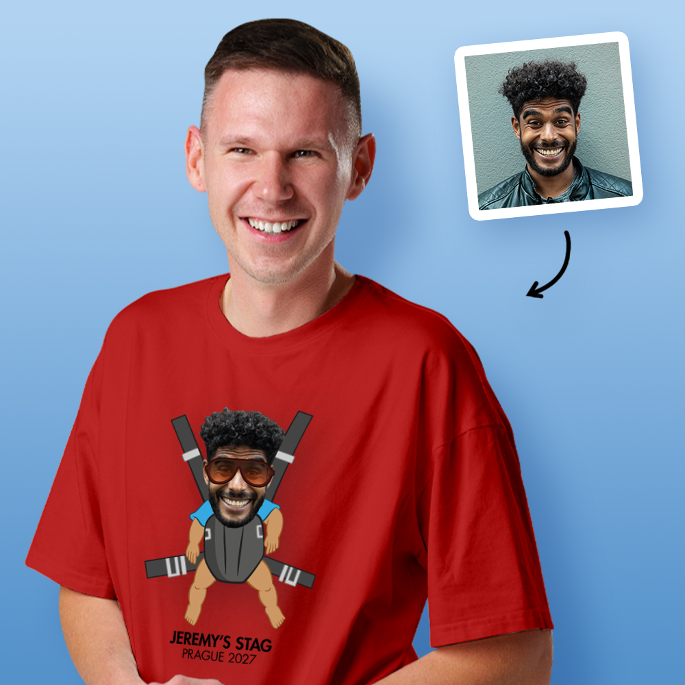 Hangover Baby Photo T-shirt on Green T-shirt