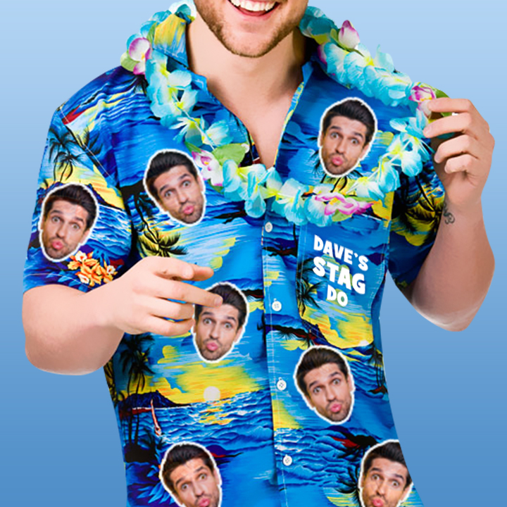 Photo Print Hawaiian Shirt