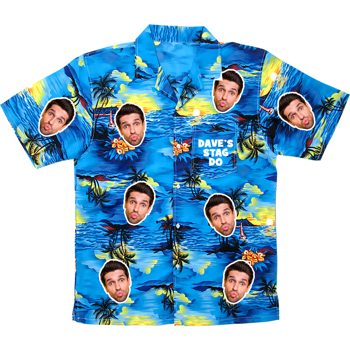 Photo Print Hawaiian Shirt