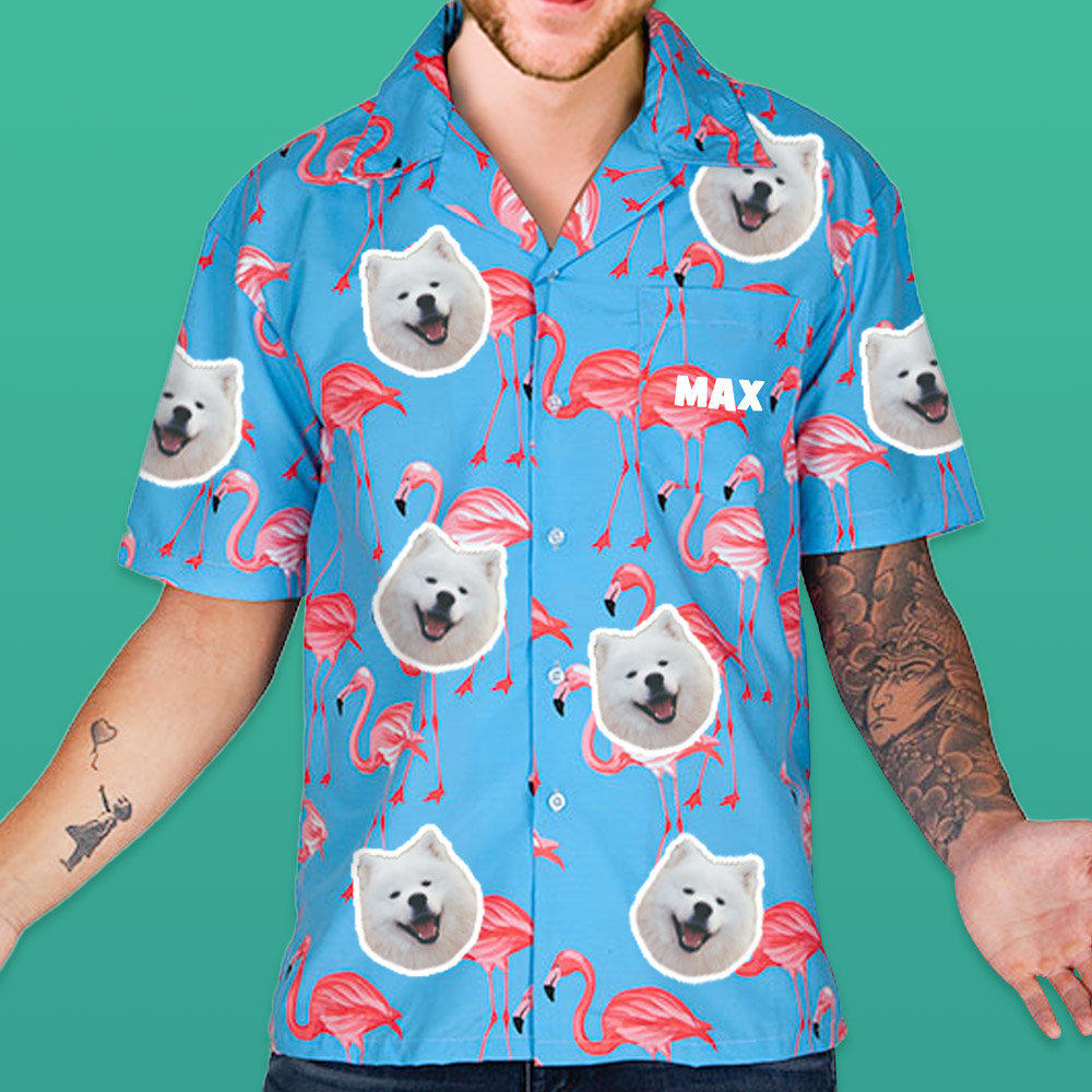 Pet Photo Print Hawaiian Shirts