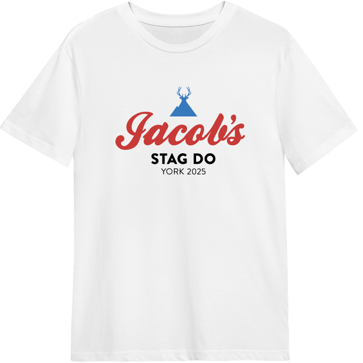 Stag Do Light T-Shirt - front view