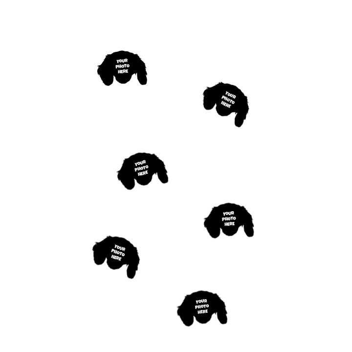 Pet Multiple Face T-Shirts - Custom - back view'