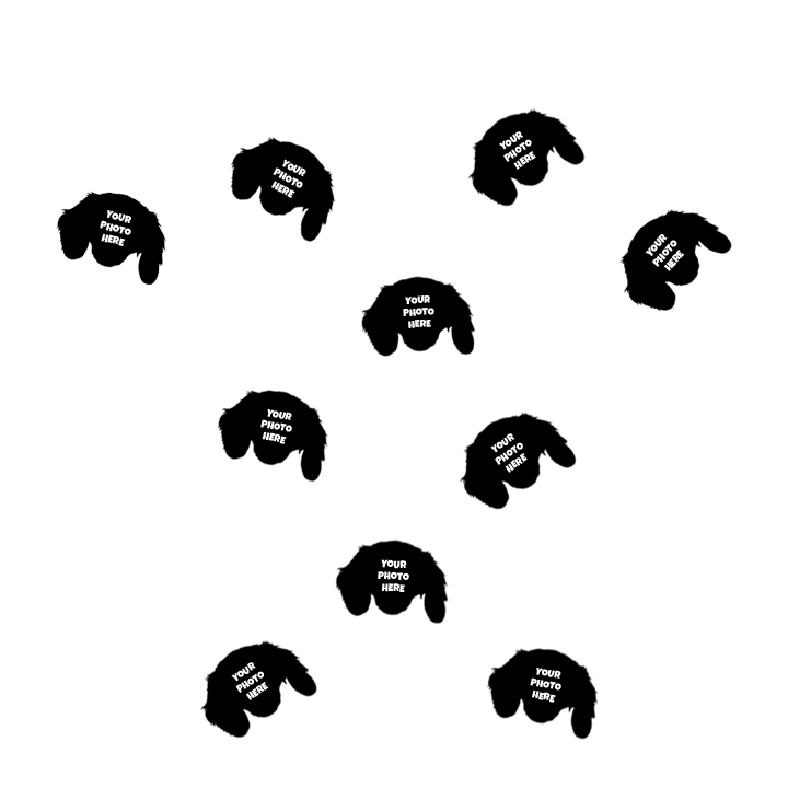 Pet Multiple Face T-Shirts - Custom - front view