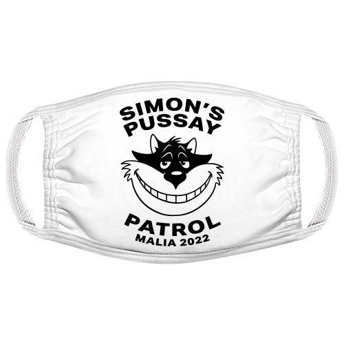 Pussay Patrol Face Mask