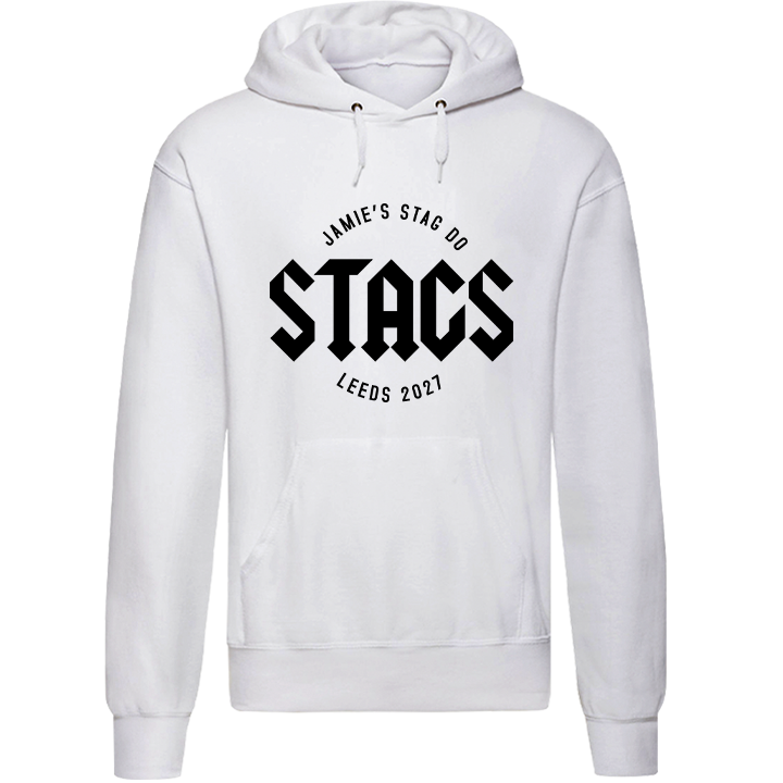 Rock N Roll Stags Hoodie - front view