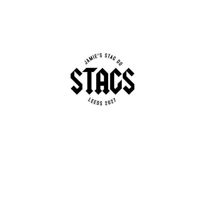 Rock N Roll Stags Hoodie - front view