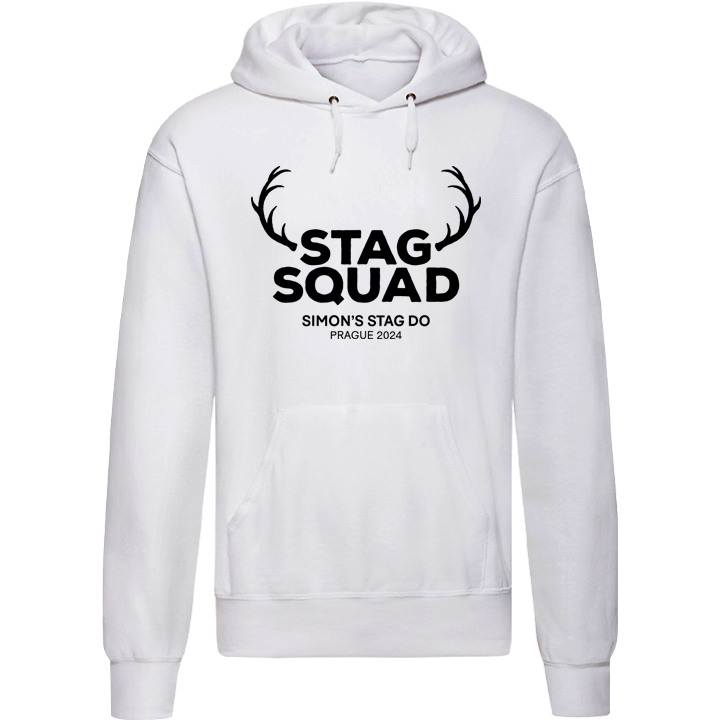 Stag Squad Antlers Hoodie - front view