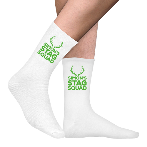 Stag Squad Antlers Socks