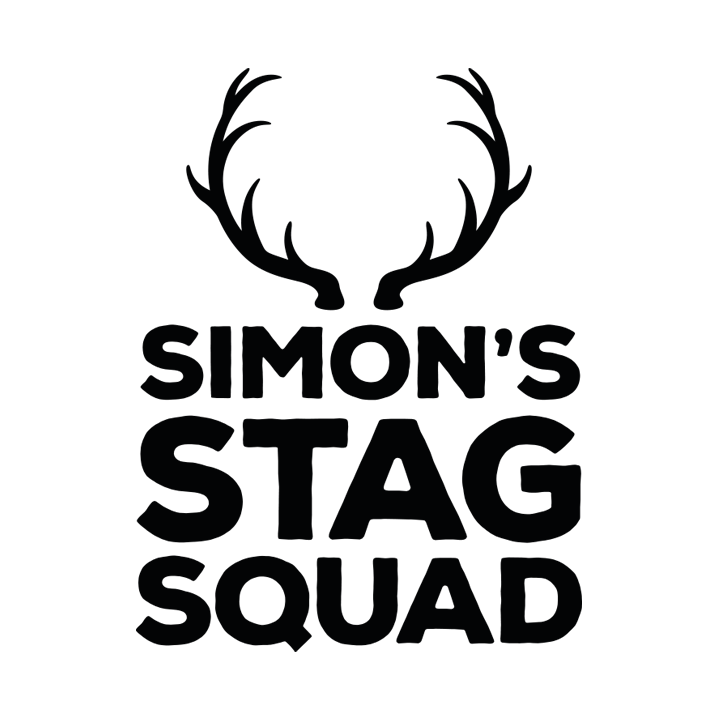 Stag Squad Antlers Sock - zoom view'