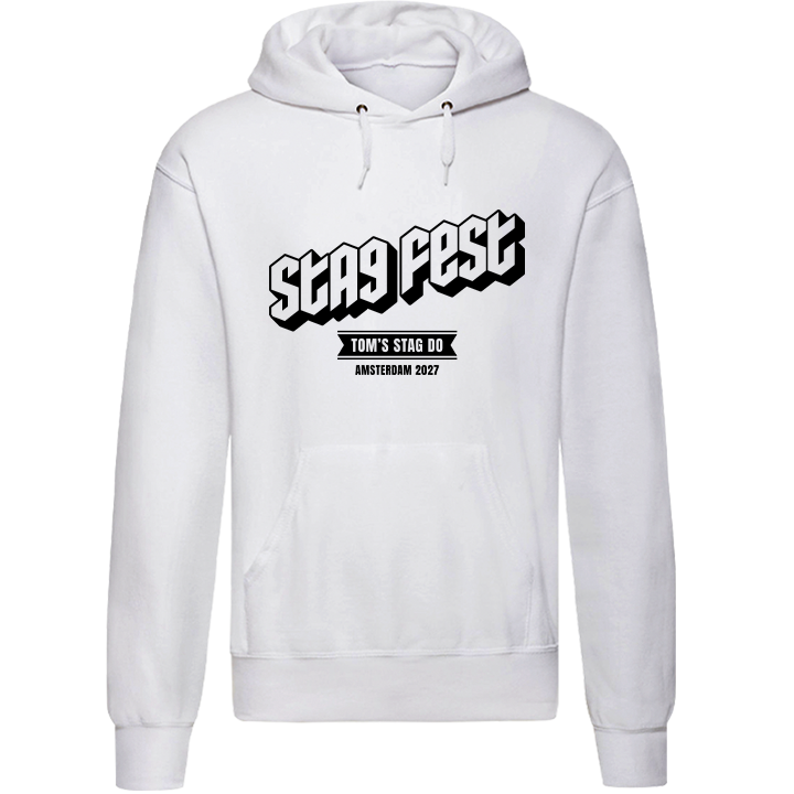 Stag Fest Hoodie - front view