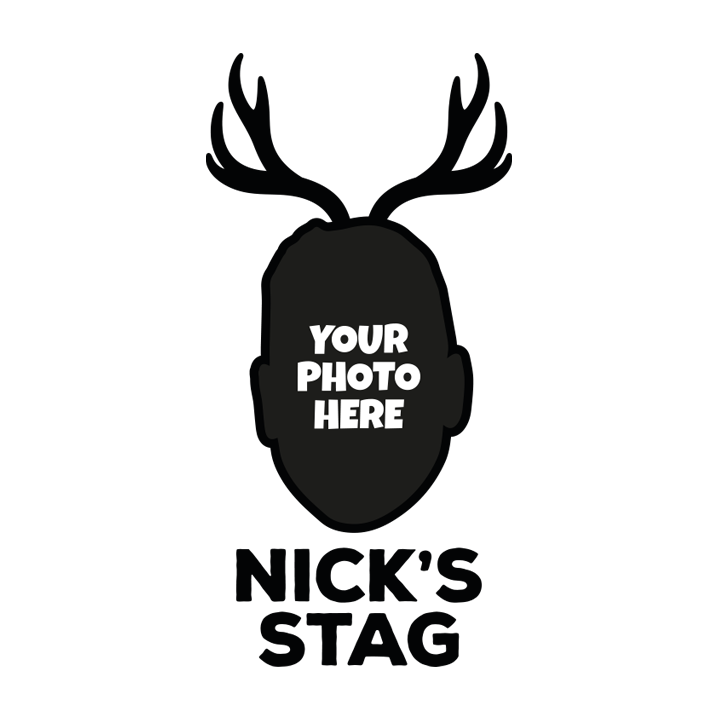 Stag Antlers Photo Sock - zoom view'