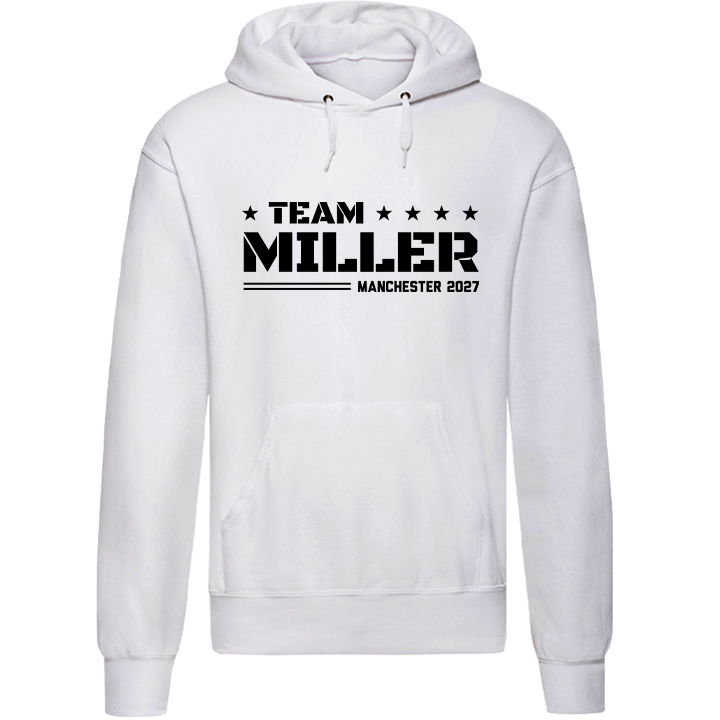 Team Name Hoodie - front view