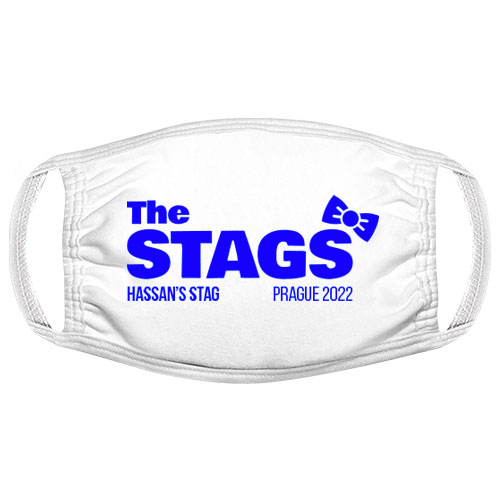 The Stags Bowtie Face Mask