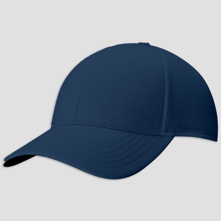 The front of a dark blue Callaway - Front crested cap 