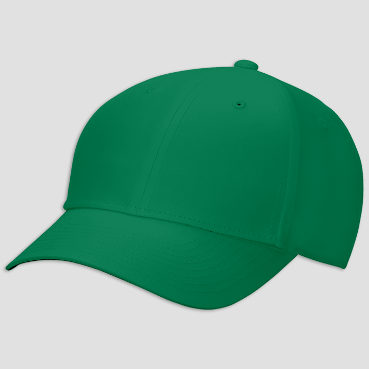 The front of a green Nike - Nike Dri-FIT Club cap