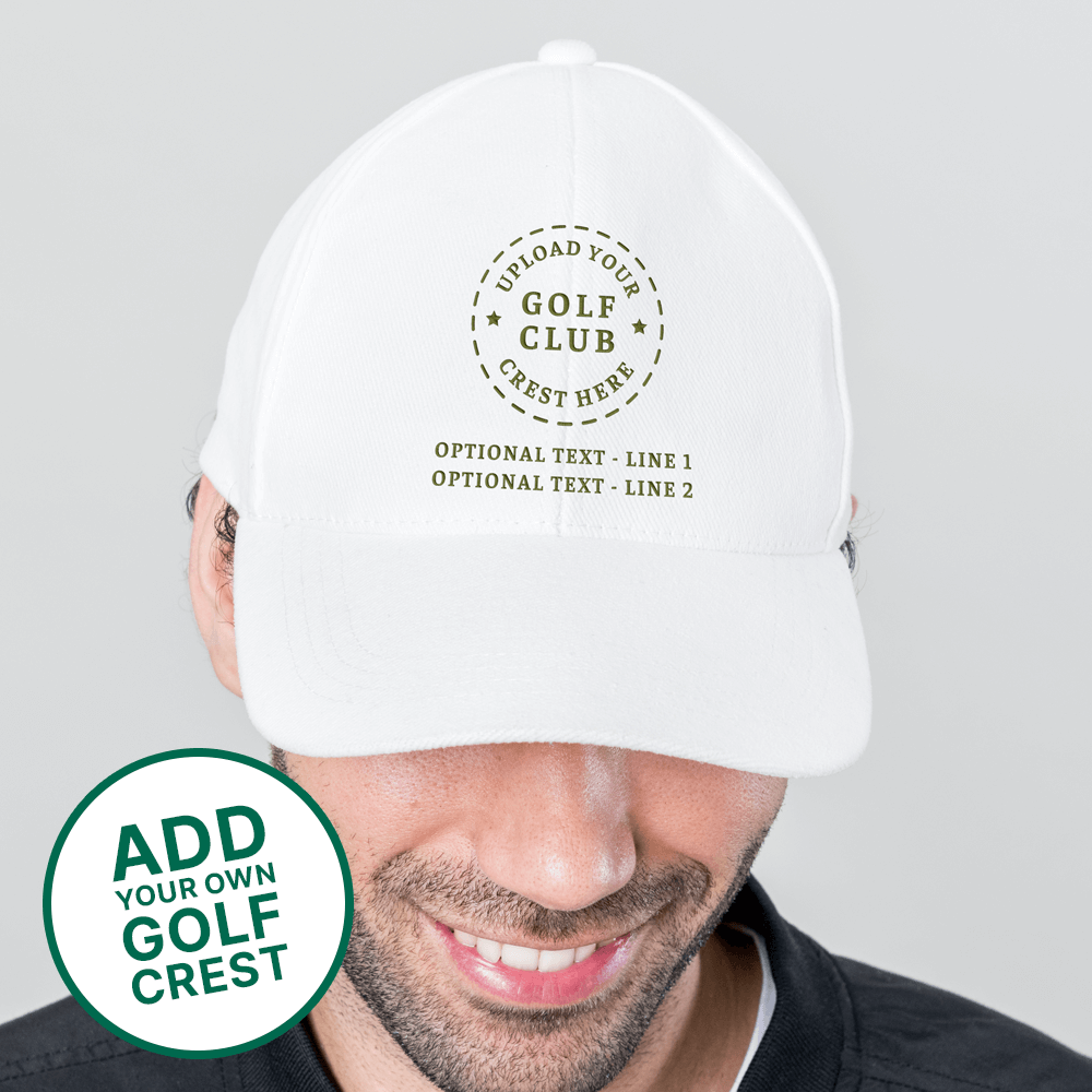 Upload Your Golf Crest Golf Cap