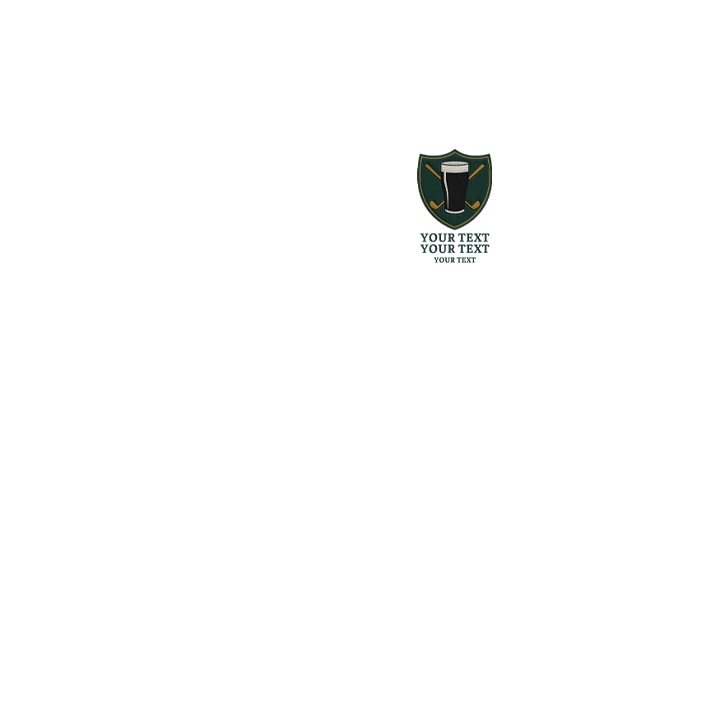 Tour - Drinks Crest Golf Shirt - front view