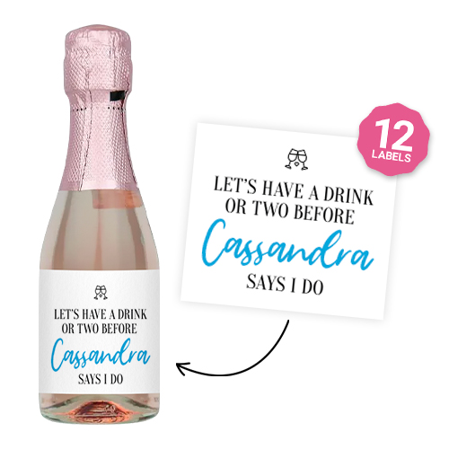 A Drink Or Two Wine Label